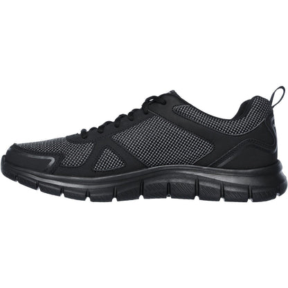 Men's Wide Fit Skechers 52630 Track Bucolo Sports Trainers - Black