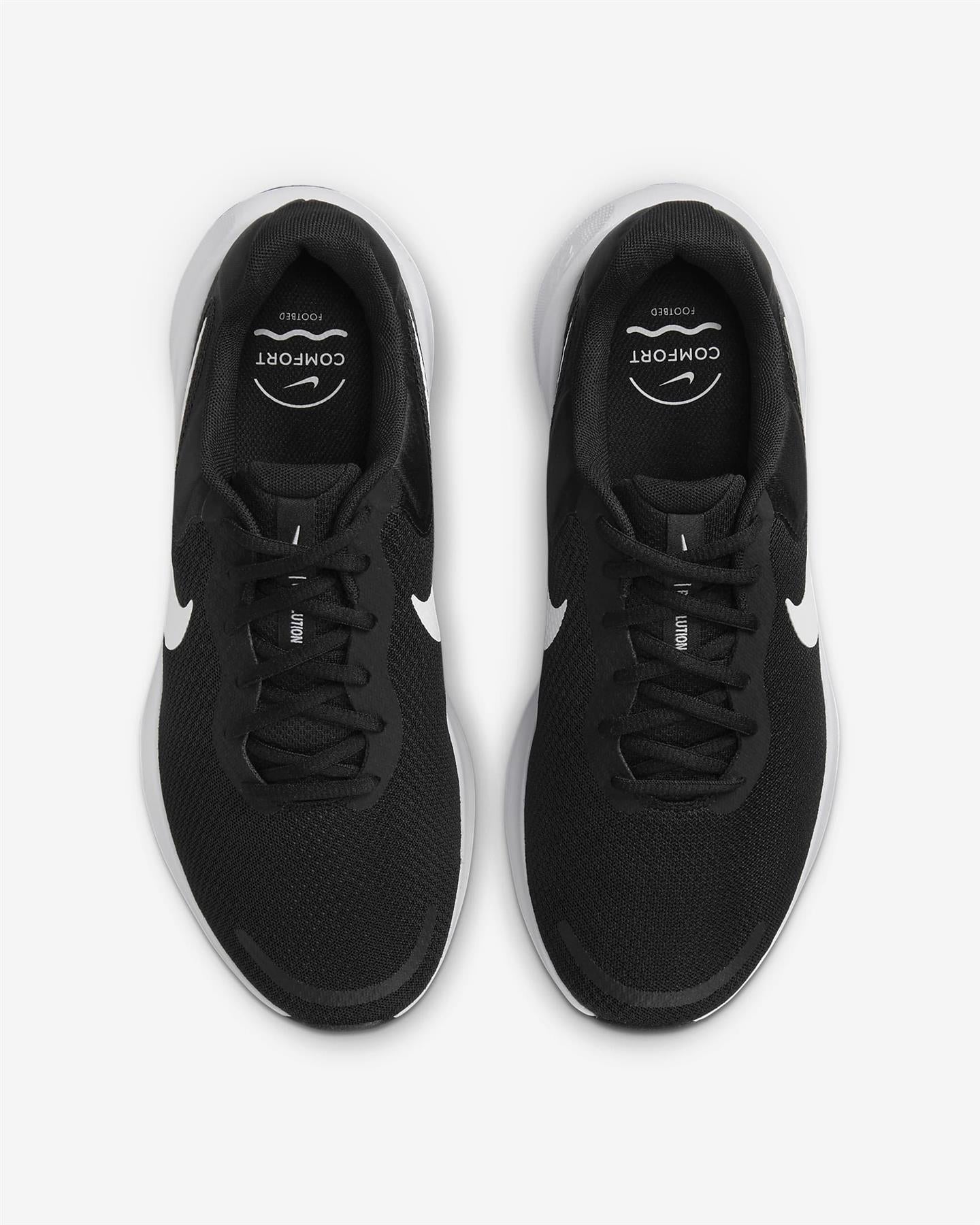 Men's Wide Fit Nike FB8501-002 Revolution 7 Running Trainers