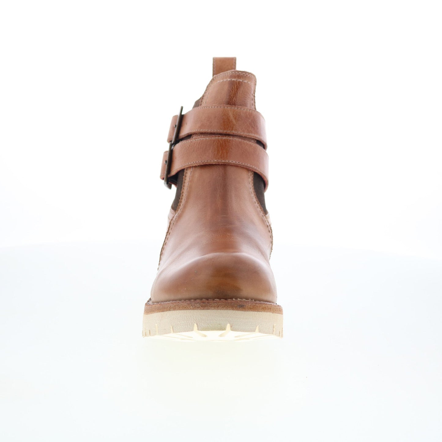 Bed Stu Ginger F393019 Womens Brown Leather Hook & Loop Casual Dress Boots