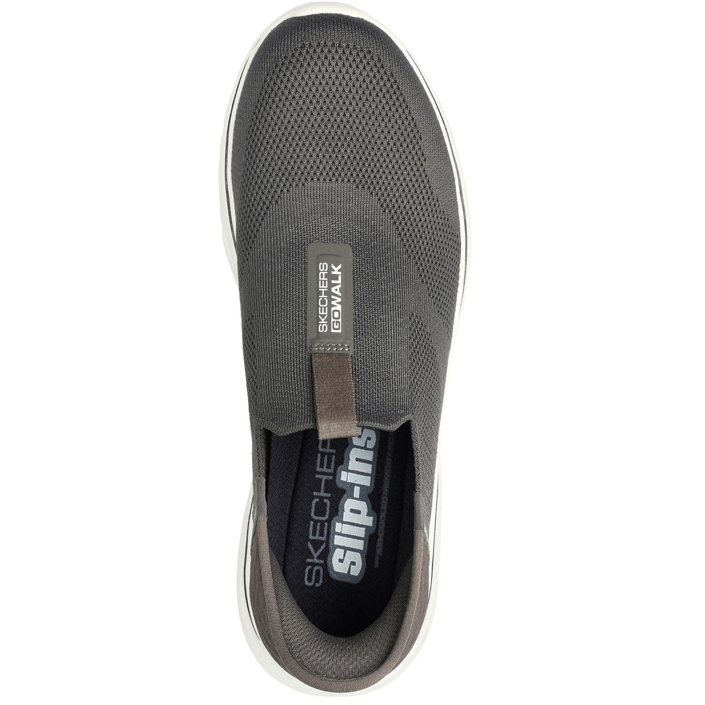 Men's Wide Fit Skechers 216641 Slip-ins Go Walk 7 Easy On 2 Trainers