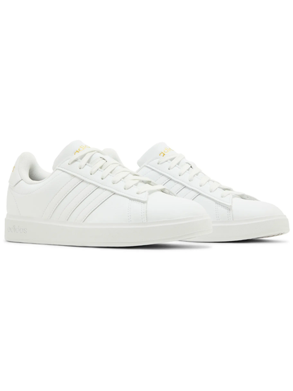 Adidas Women's White Grand Court 2.0 Sneakers, GW9213 (Damaged Box)