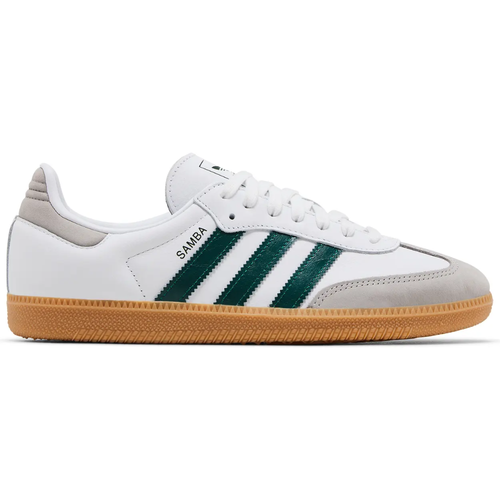 Adidas Originals Women's White/Collegiate Green Samba OG, JI2724