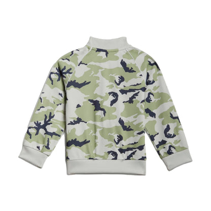Adidas Toddlers/Little Kids' Camo SST Set Orbit Grey-Magic Lime-Shadow Navy