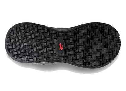 Mens Wide Fit I-Runner Pro Leather Oil and Slip Resistant Trainers