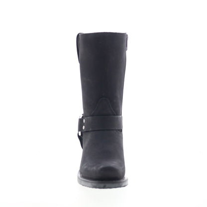 Jama Old West Harness Boot MB2058L Womens Black Leather Western Boots