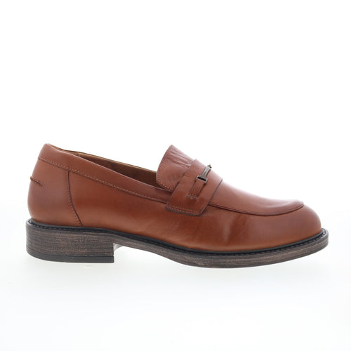 Miz Mooz Monnie Womens Brown Leather Loafers & Slip Ons Casual Shoes