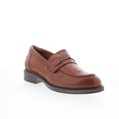 Miz Mooz Monnie Womens Brown Leather Loafers & Slip Ons Casual Shoes