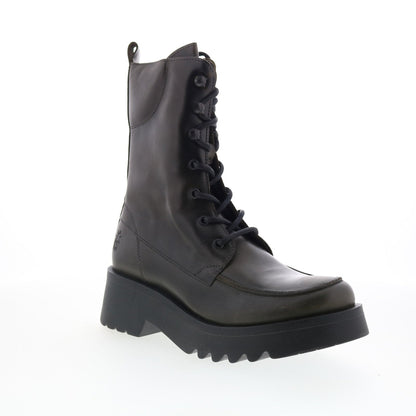 Fly London Mori MORI990FLY-002 Womens Black Leather Casual Dress Boots