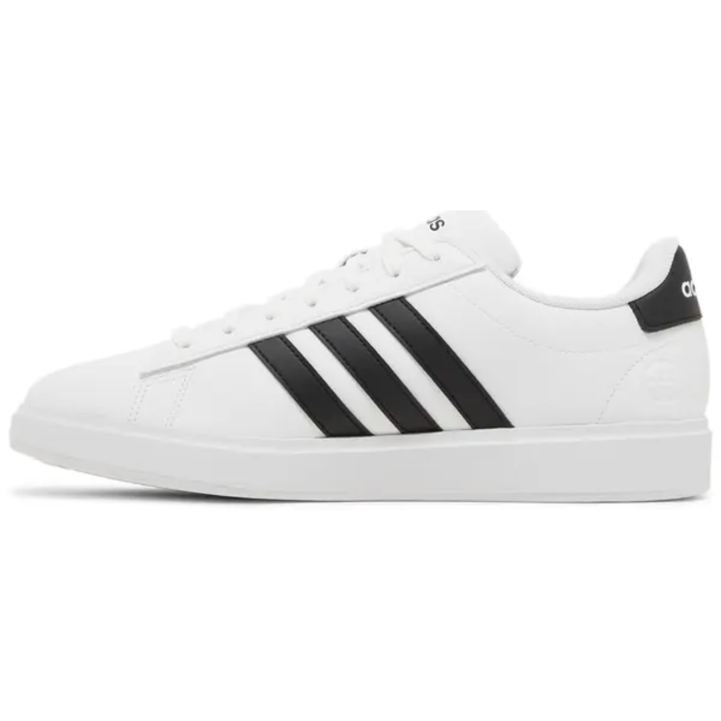 Adidas Men's White Grand Court 2.0 Sneakers, GW9195 (No Box)