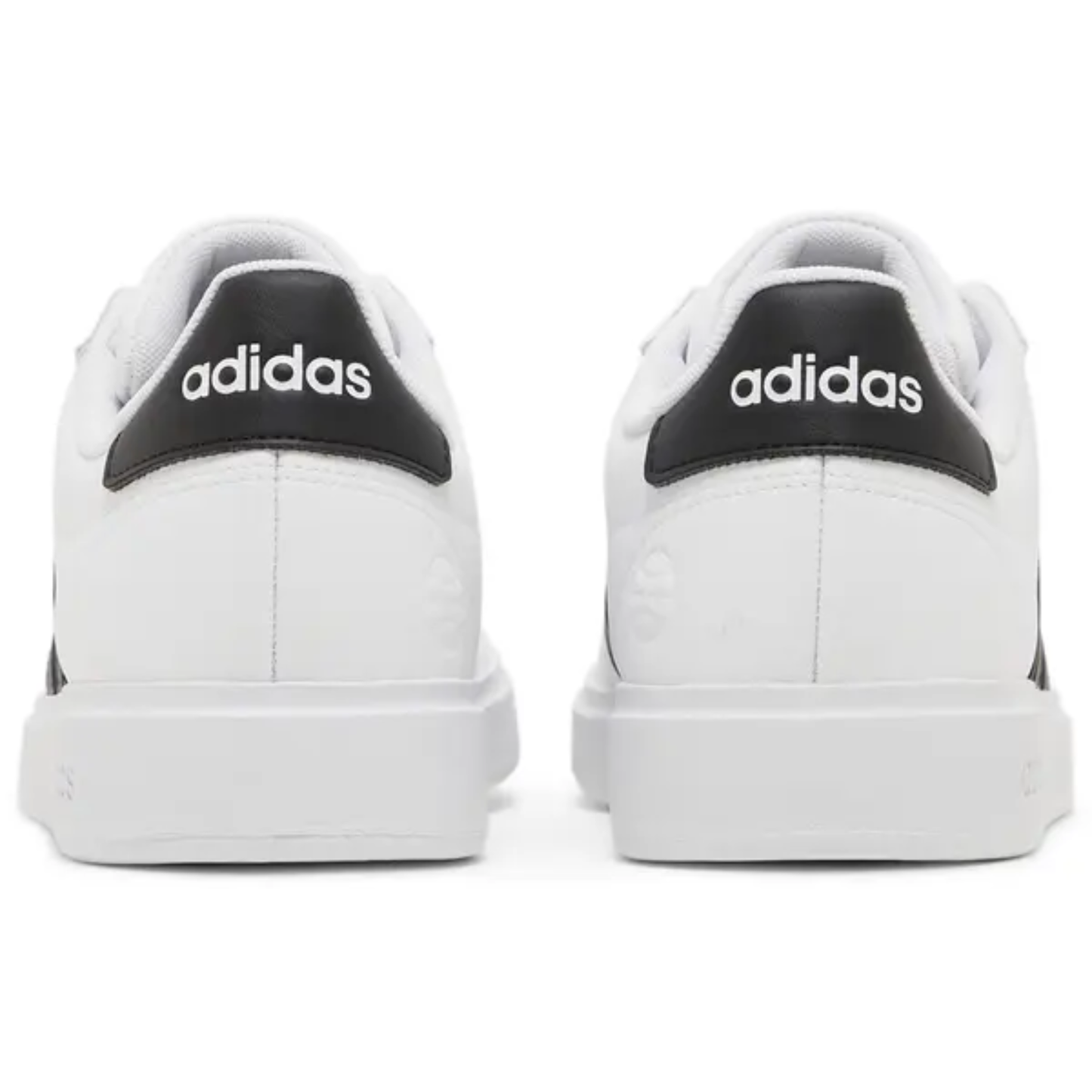 Adidas Men's White Grand Court 2.0 Sneakers, GW9195 (No Box)