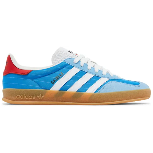 Adidas Originals Men's Blue Gazelle Indoor Sneakers, IF9643 (No Box)