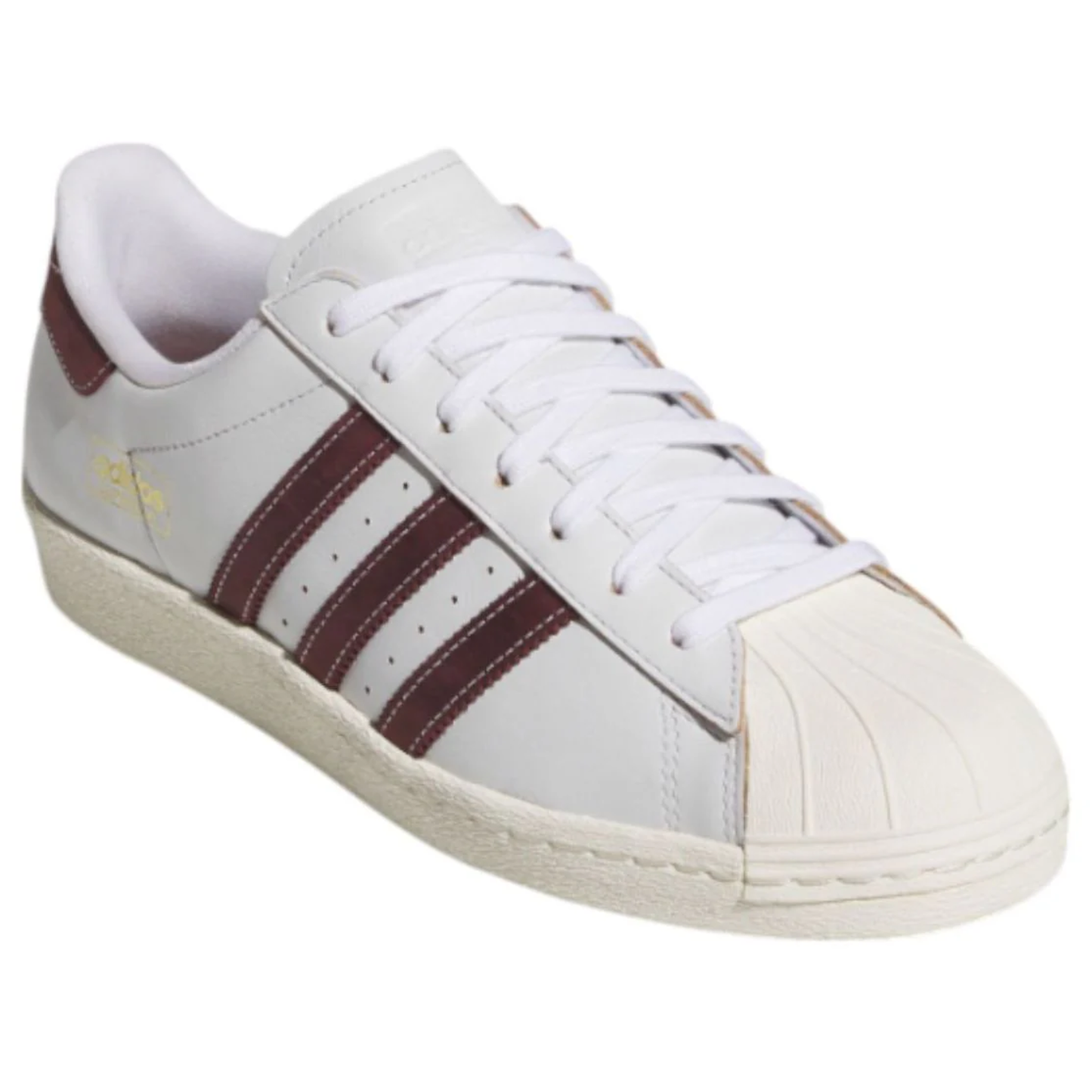 Adidas Originals Men's White Superstar 80 ADV Sneakers, JP8529 (No Box)