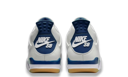 Air Jordan 4 SB White Navy X Nike SB