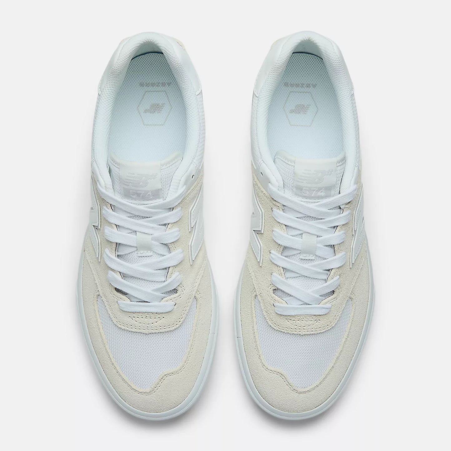 New Balance Numeric 574 Vulc White Shoes