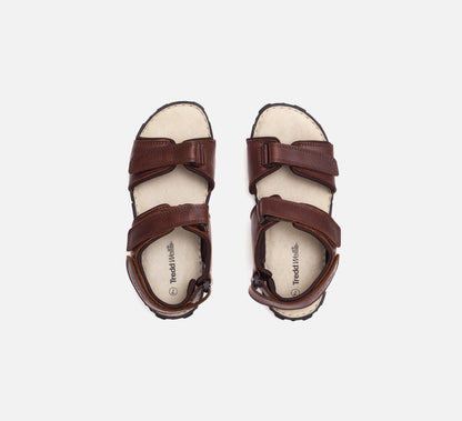 Womens Wide Fit James Leather Sandals by Tredd Well