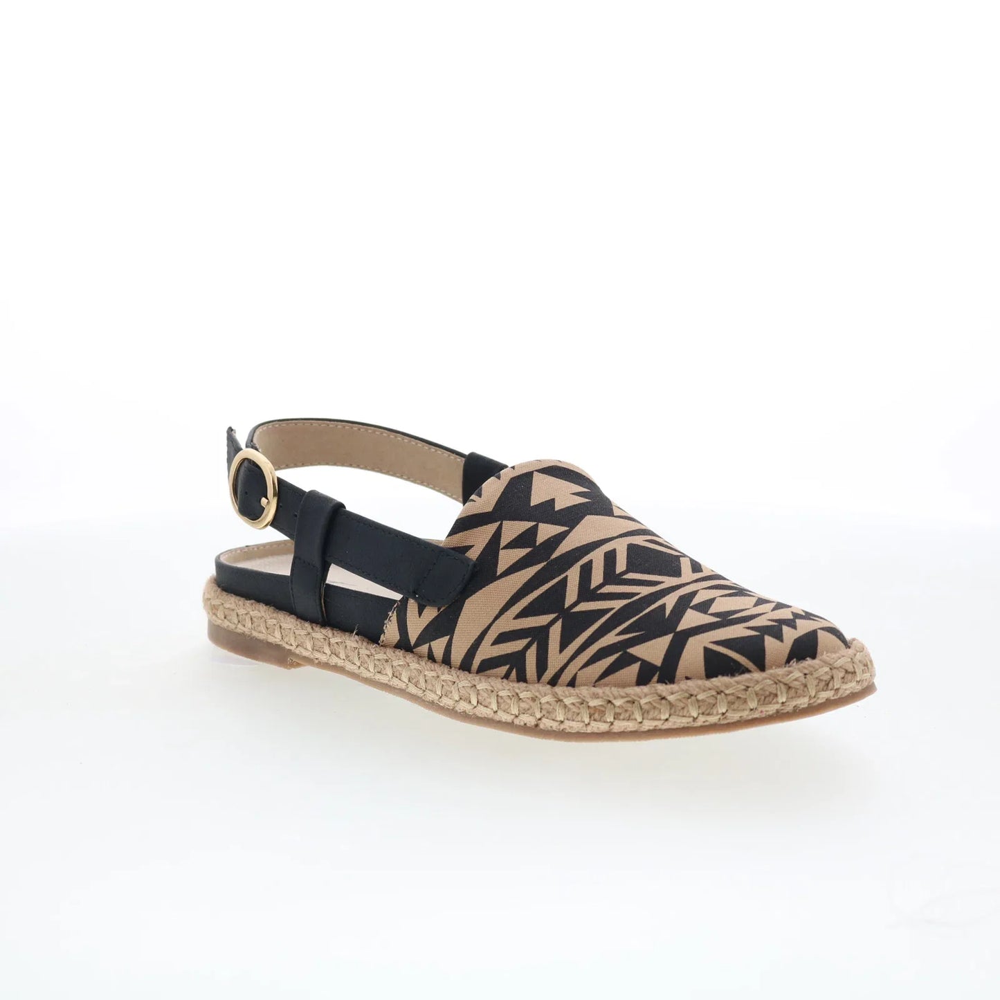 Trotters Paisley T2414-089 Womens Brown Leather Slingback Flats Shoes