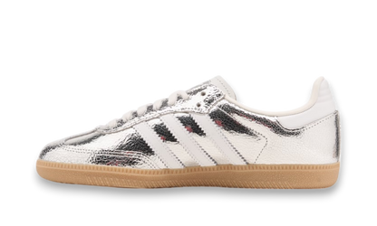 adidas Samba OG Silver Metallic Cracked Leather