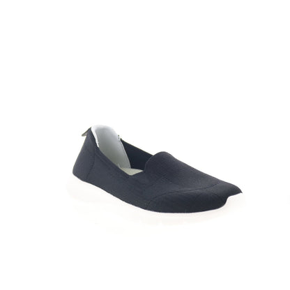 Spenco Comfort Stretch Ease SP1201BLK Womens Black Mesh Loafer Flats Shoes