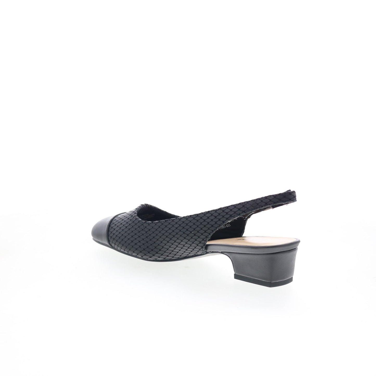 Trotters Dea T7001-031 Womens Black Extra Narrow Slingback Heels Shoes