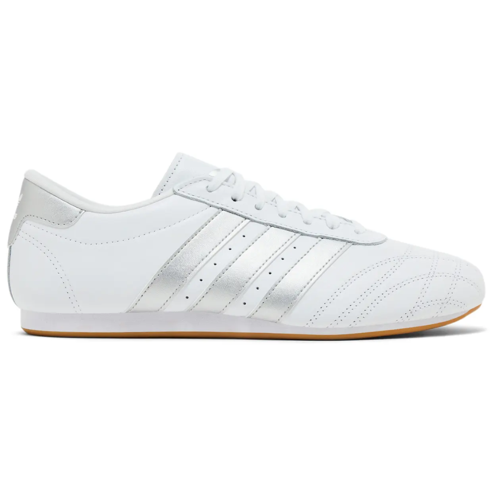 Adidas Originals Women's White/Silver Taekwondo Lace Sneakers, JS1192