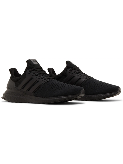 Adidas Men's Ultraboost 1.0 Running Sneakers, Triple Black, HQ4199 (Damaged Box)