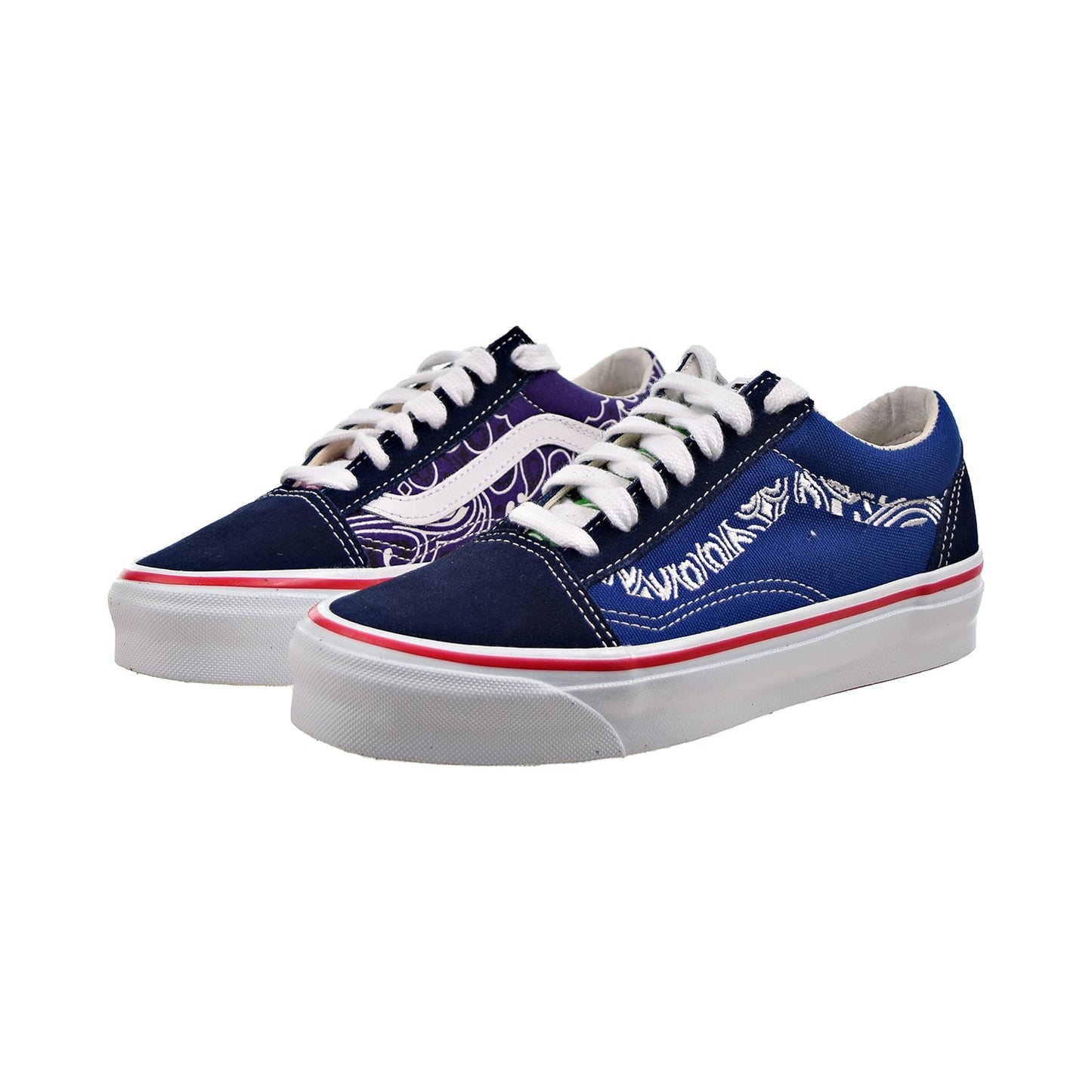 Vans X Bedwin & The Heartbreakers OG Old Skool Men's Shoes Bandana Dress Blue
