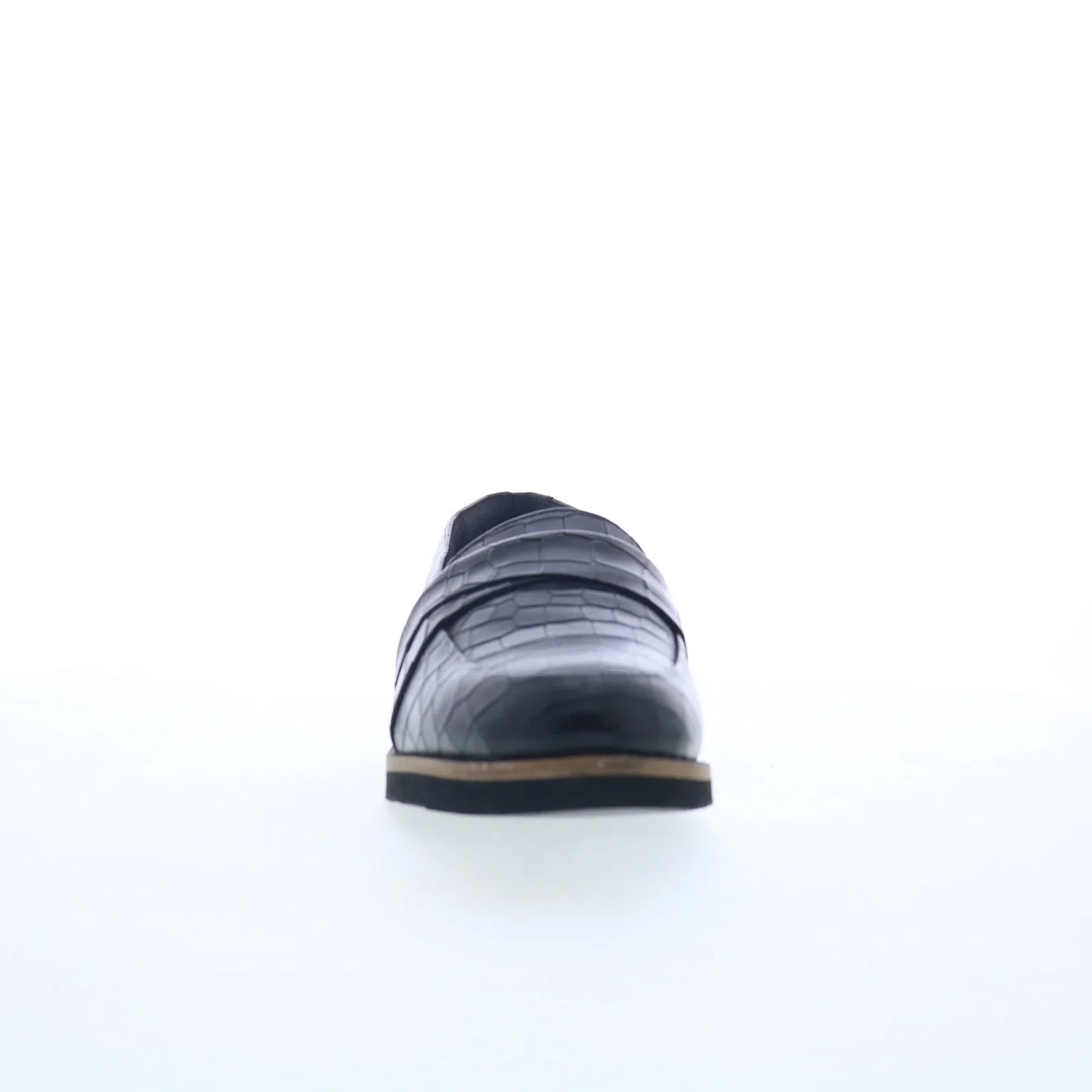 Softwalk Walsh S2369-027 Womens Black Leather Loafer Flats Shoes