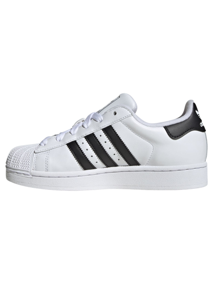 Adidas Originals White Women's Superstar II Sneakers, JH7032 (Damaged Box)