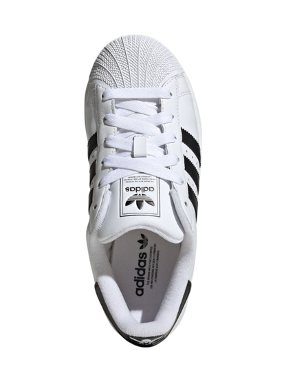 Adidas Originals White Women's Superstar II Sneakers, JH7032 (Damaged Box)